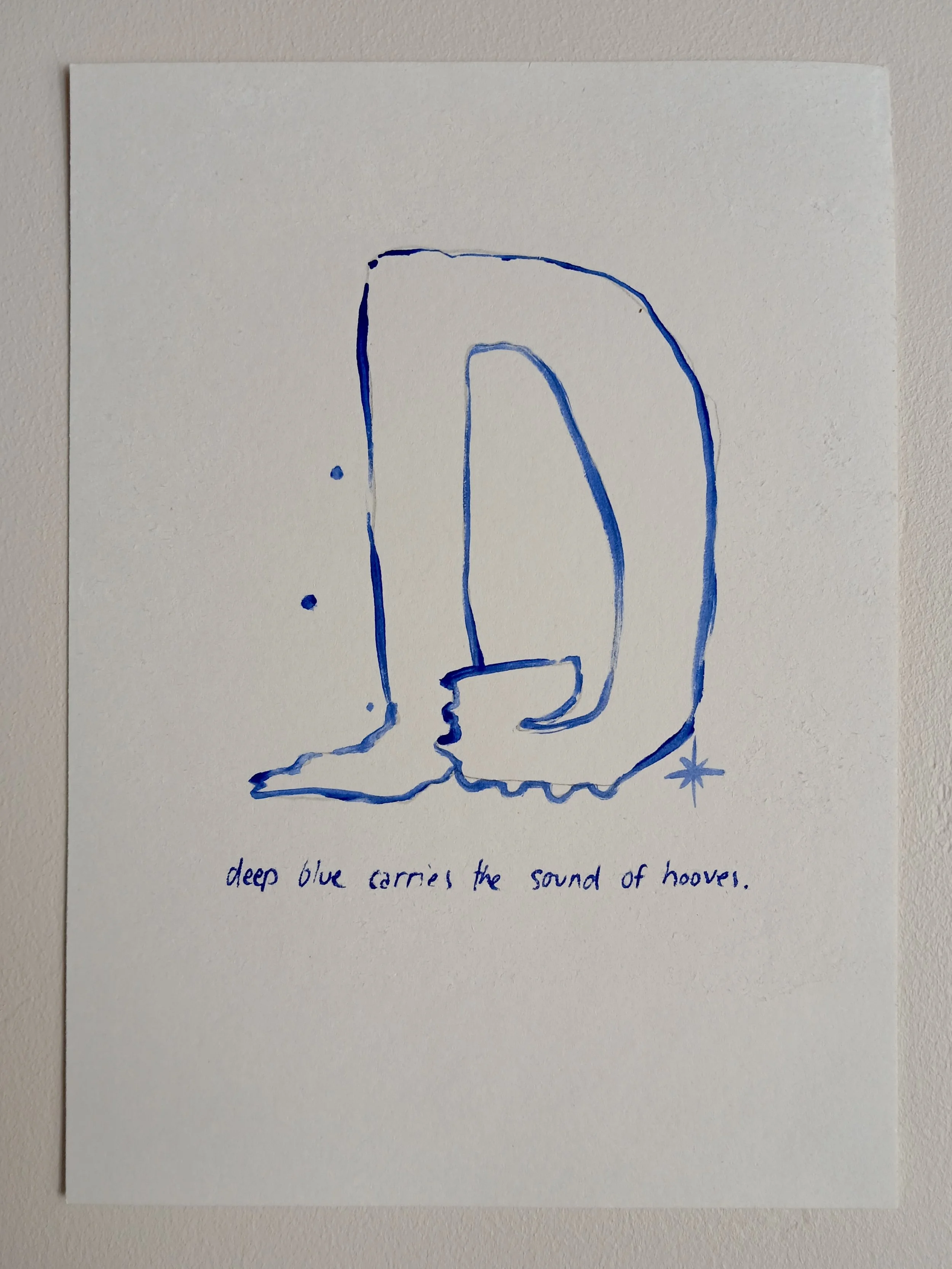 Moonlight Alphabet - Letter D