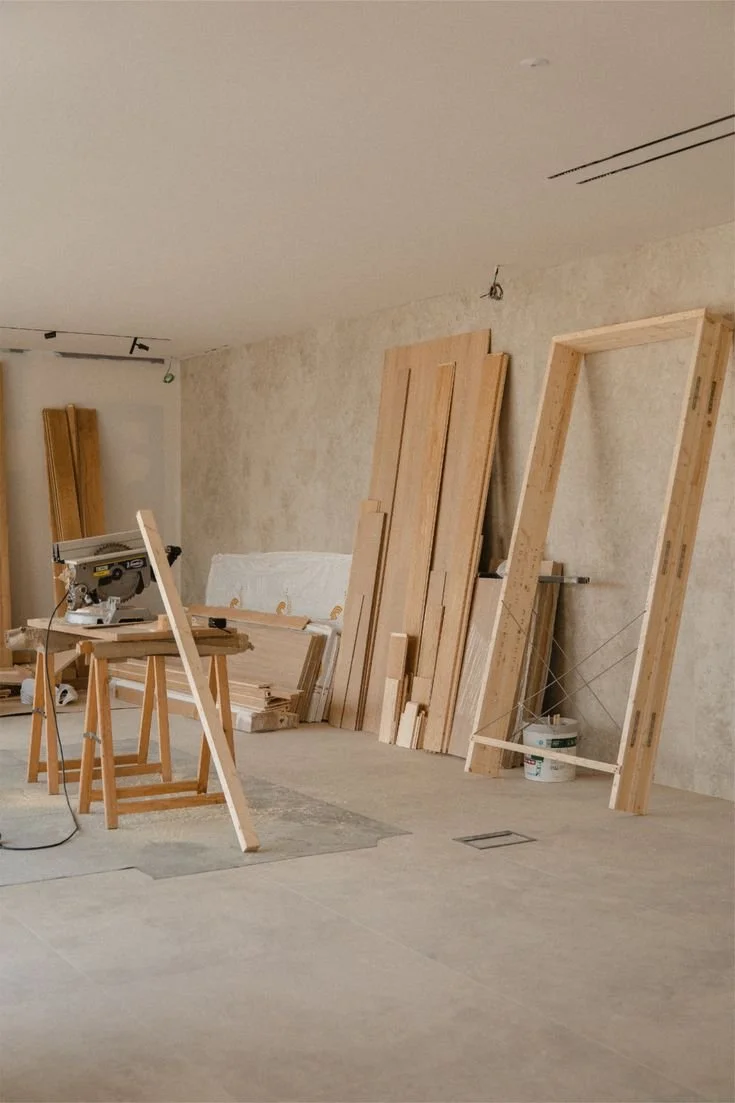 construction site for remodel