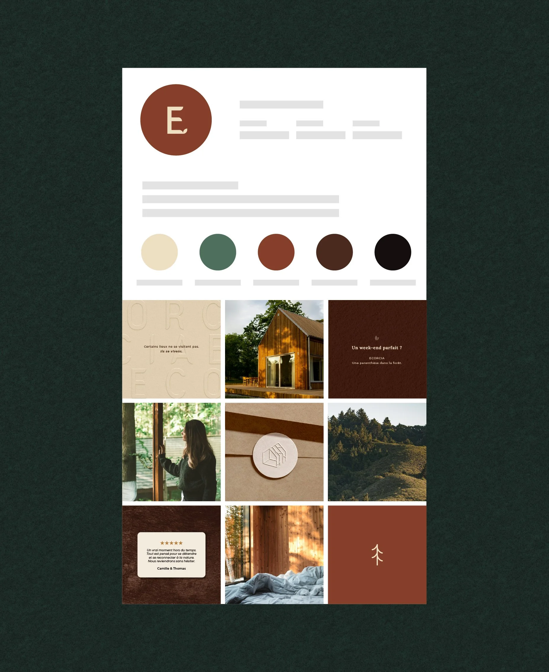 Feed instagram, réalisation graphique du studio Hello Jane