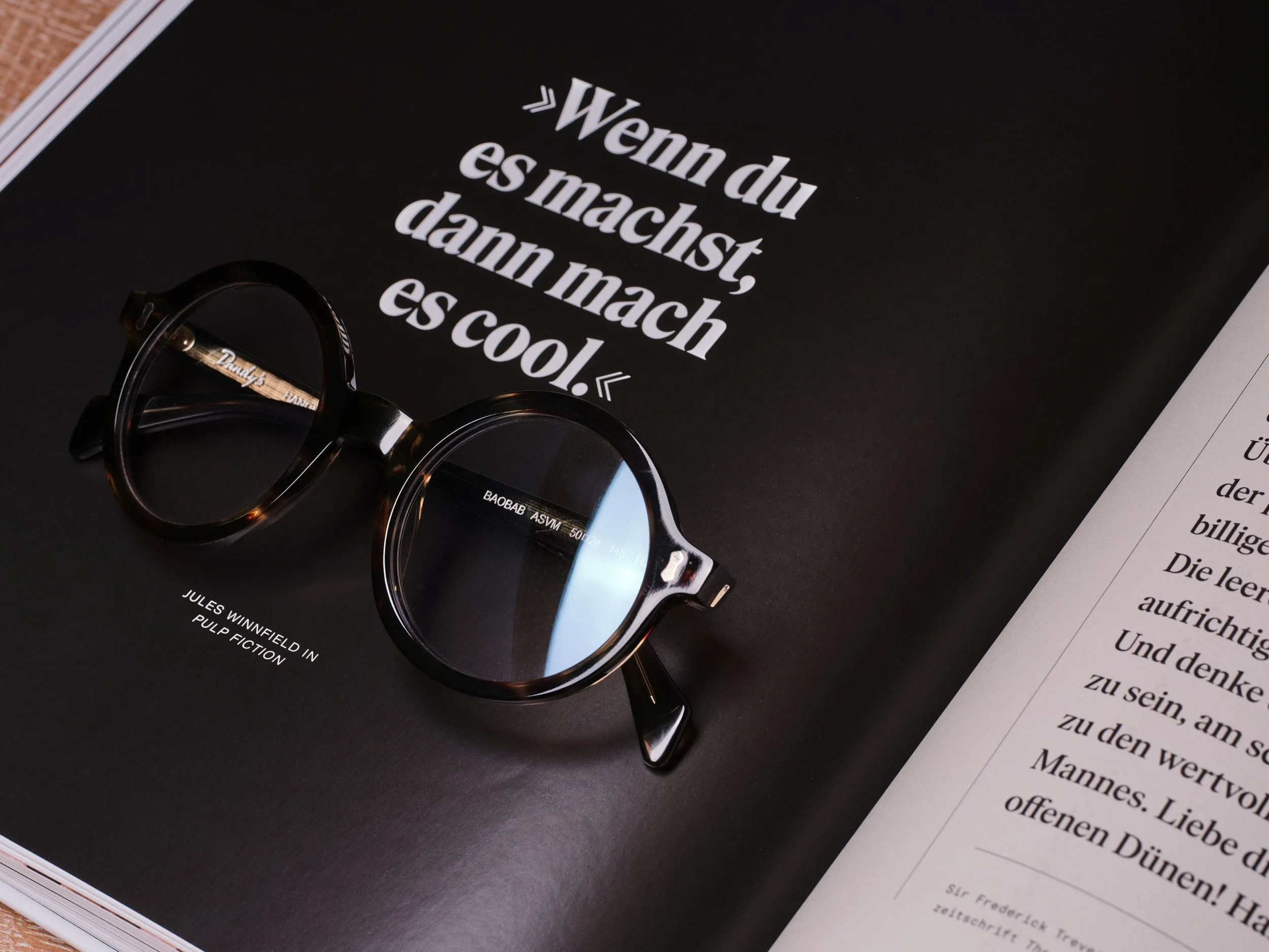 Brillenhaus Aarau - Runde Designerbrille von Dandy's