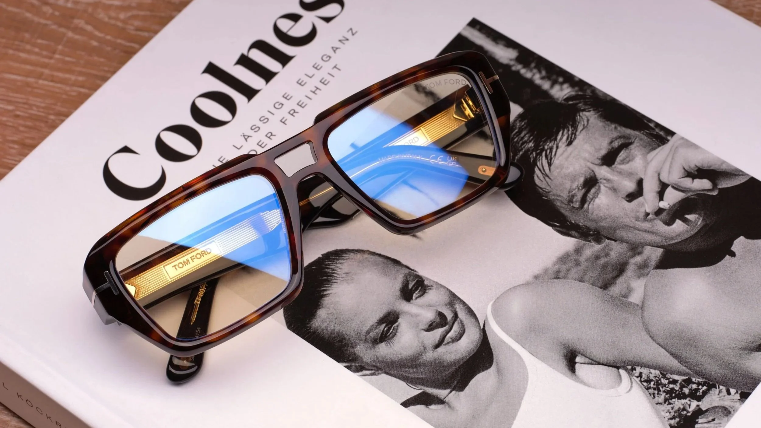 Designerbrille von Tom Ford im Brillenhaus Aarau.