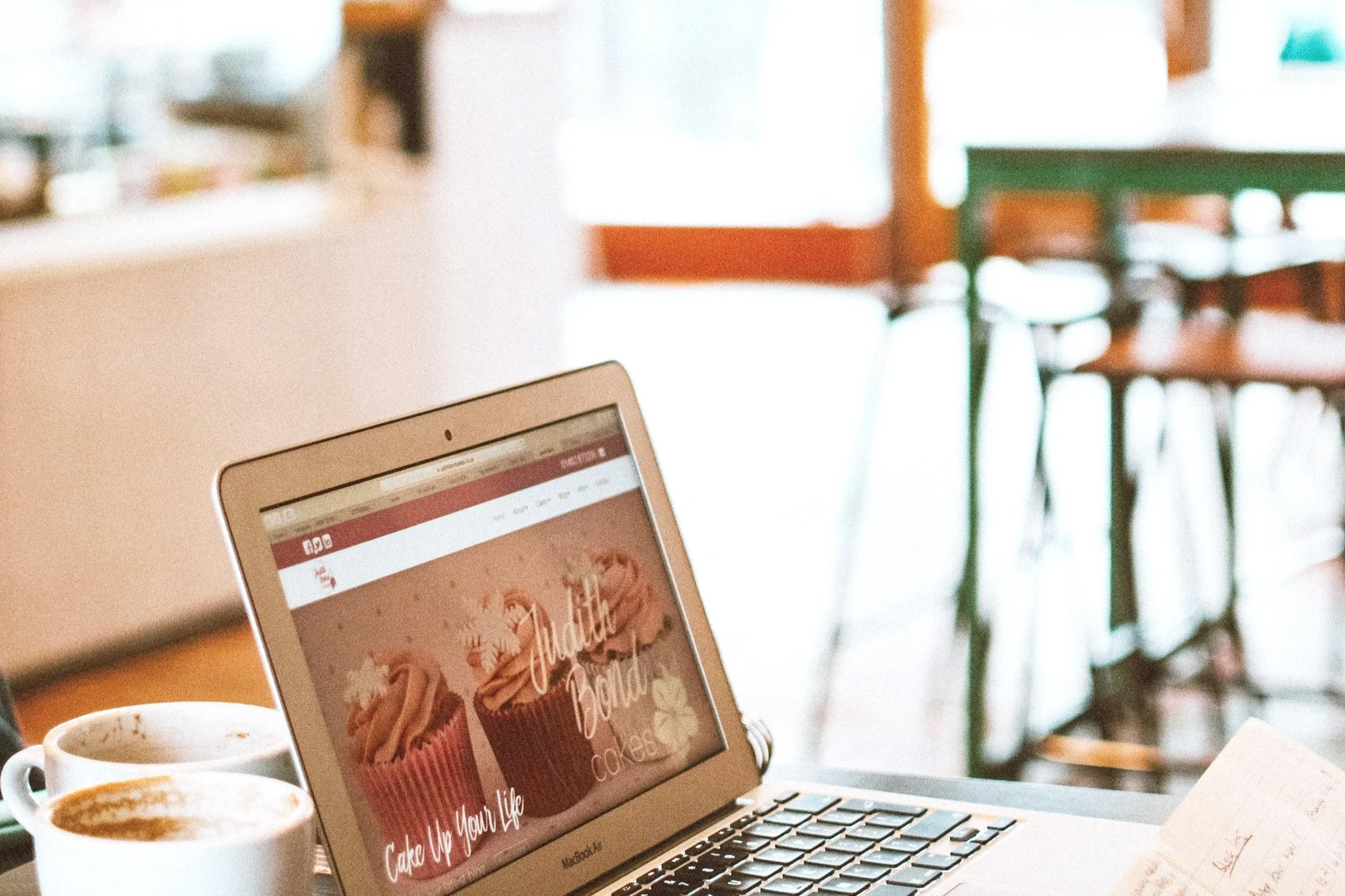 Brand online representing launch