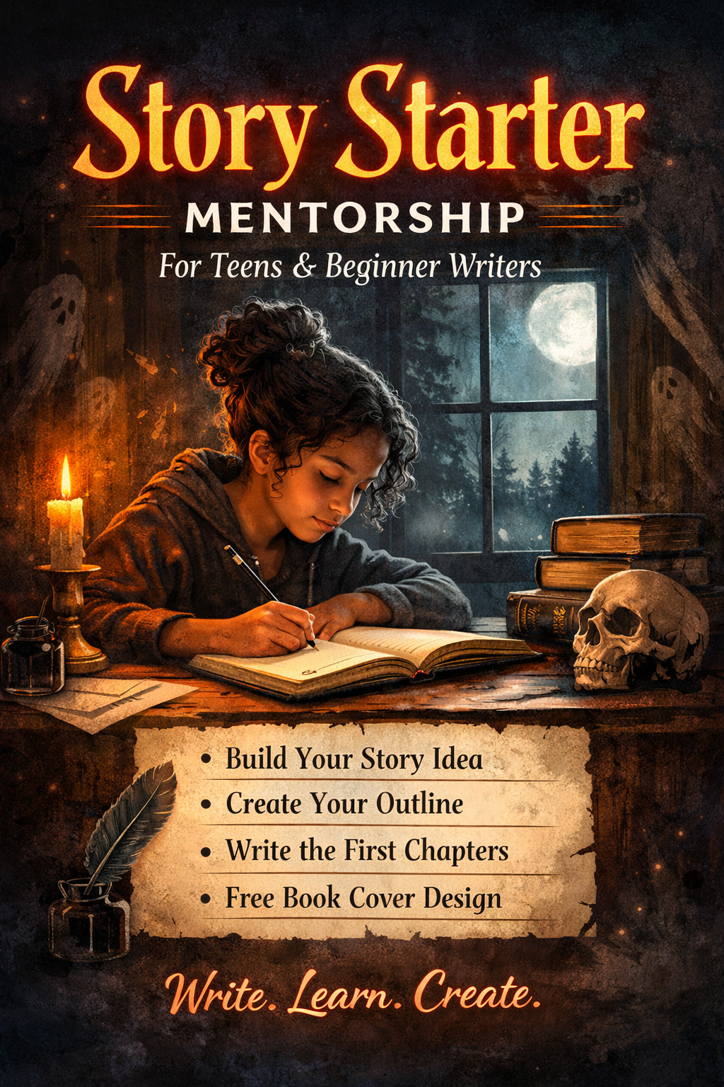 Free Service: Story Starter Mentorship (For Teens & Beginner Writers)