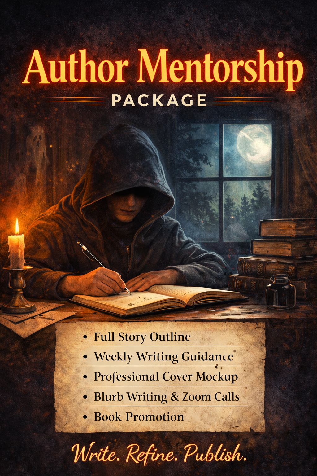 Paid Service: Author Mentorship Package