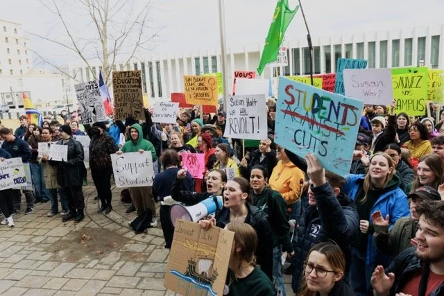 Students Aginst Budget Cuts Exhibition