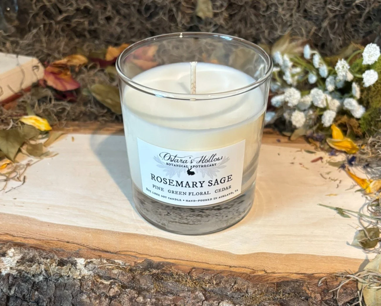 Rosemary Sage Luxe Soy Candle