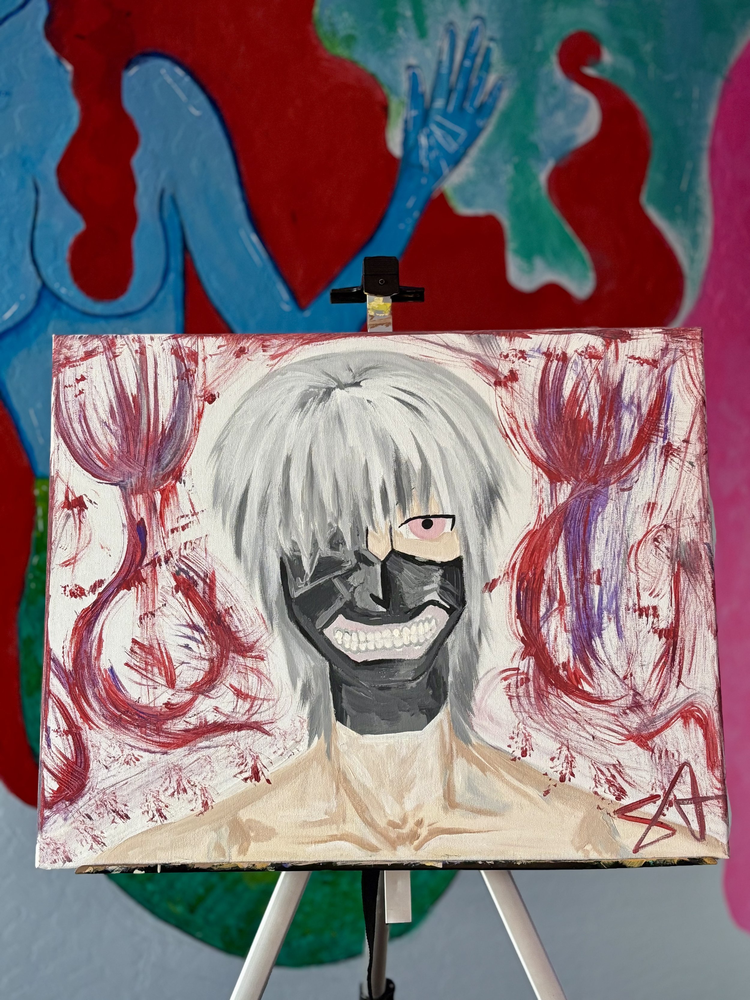 Ken Kaneki - Tokyo Ghoul Painting