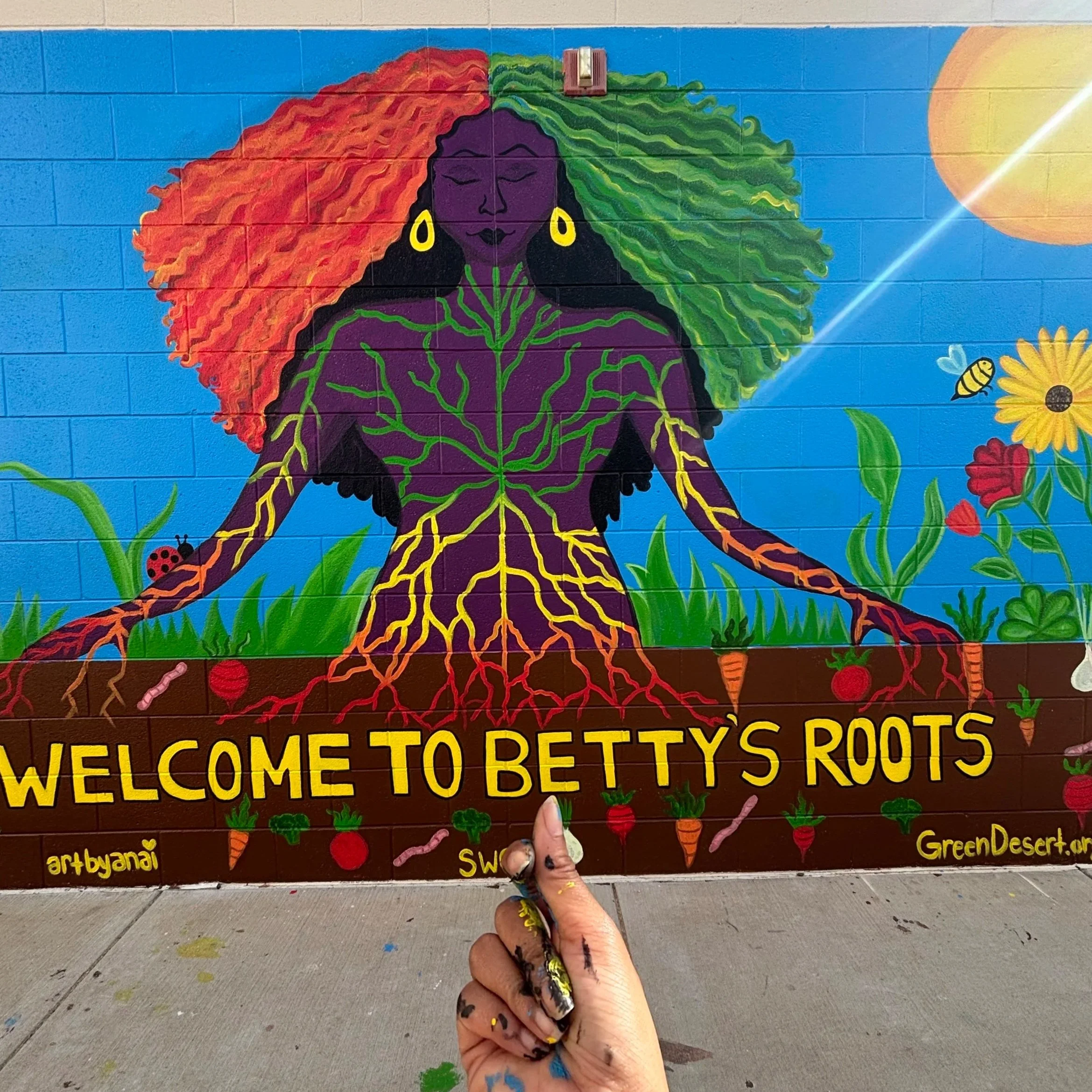 BETTY’S ROOTS MURAL