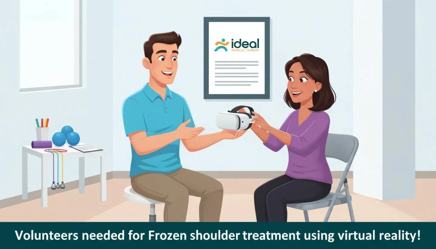 🚀 Exciting Pilot Program Alert!
We're exploring a new virtual reality (VR) approach to help people recover from frozen shoulder &mdash; and we&rsquo;re looking for volunteers!

This program is completely free and designed to make shoulder rehab more