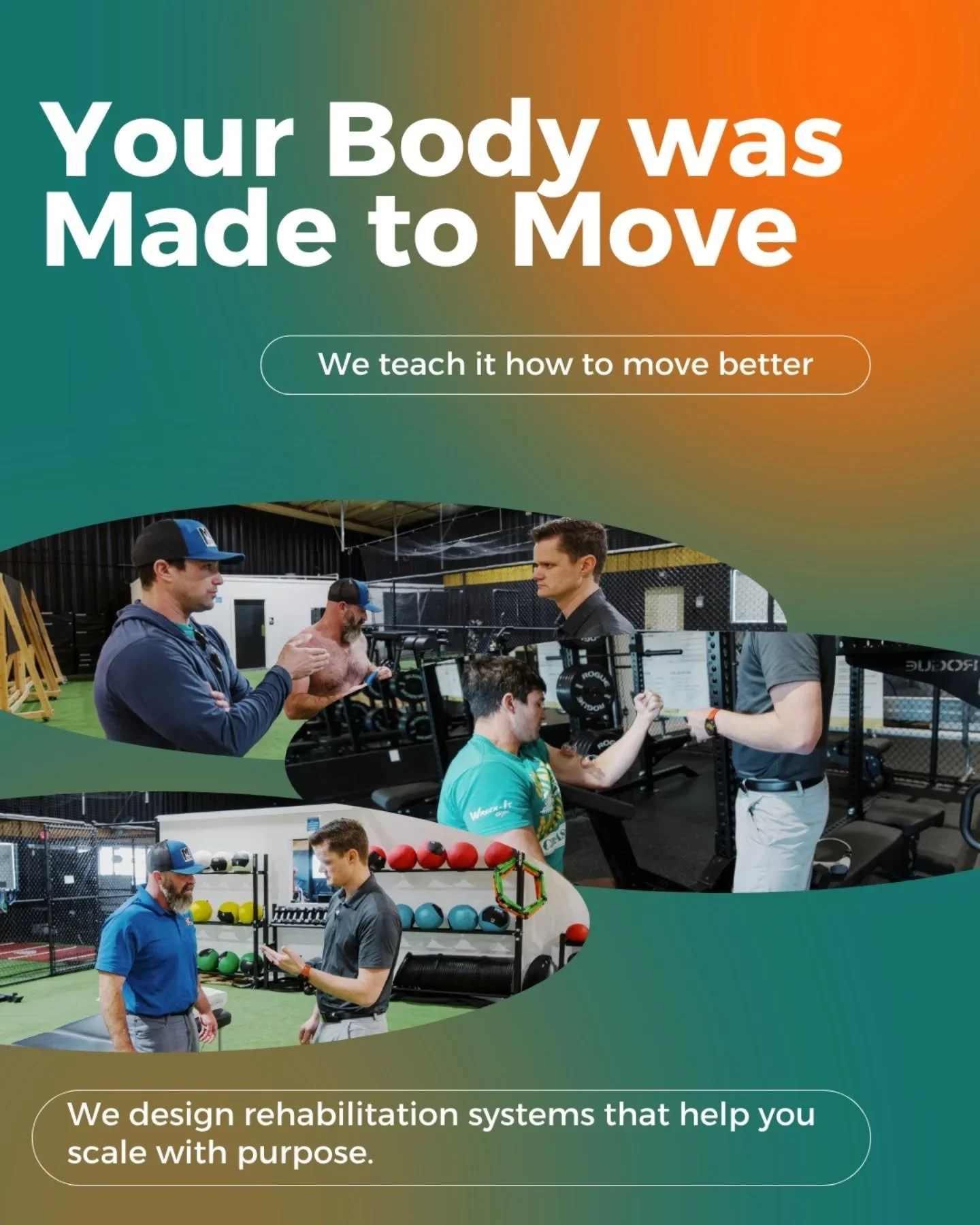 I tell all of my patients that our bodies were made to move. Because modern life is, on the whole, much more sedentary, our bodies sometimes get stuck in faulty movement patterns.

My goal is to help you break out of those patterns and move the way y