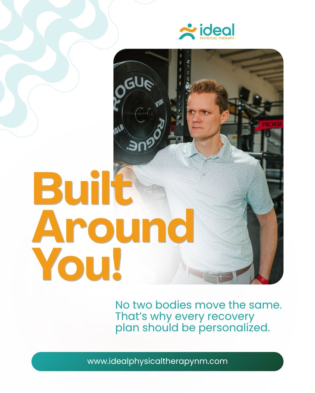 Your recovery journey should feel personal. Every body moves differently, which is why every treatment plan should fit your needs. Book your consultation today.

#PersonalizedCare #PhysicalTherapyLife #RecoveryGoals #HealthyLiving #MovementMatters #W