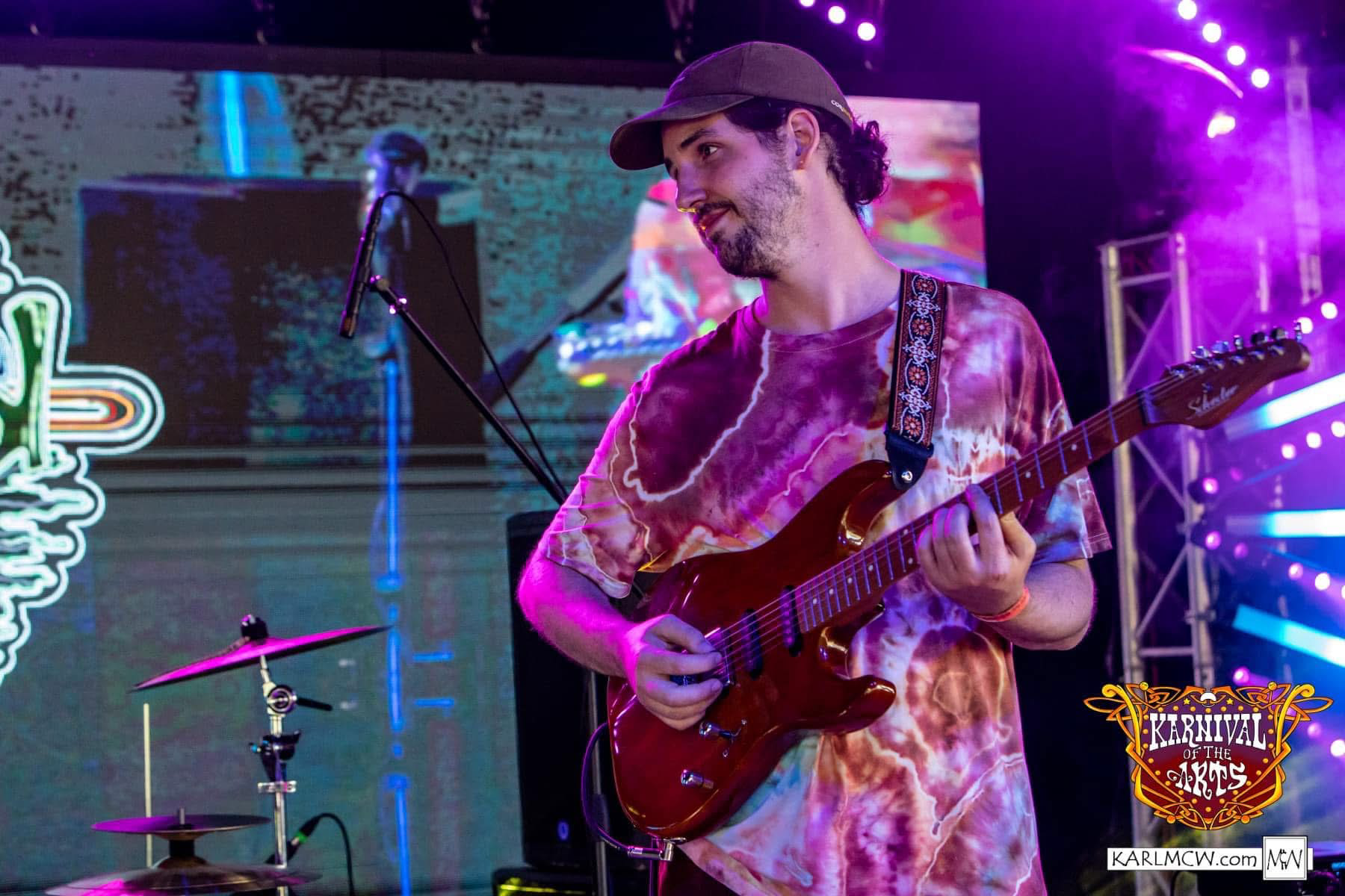 Kyle Gishel on guitar