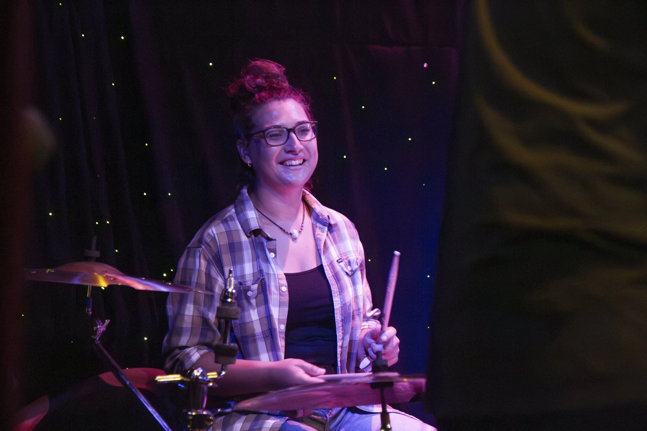 Tiff on drums by Alexander Grande Photography