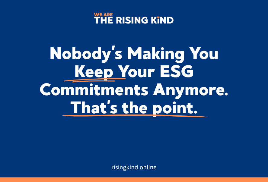 The Business Case for Keeping Your ESG Commitments in 2026