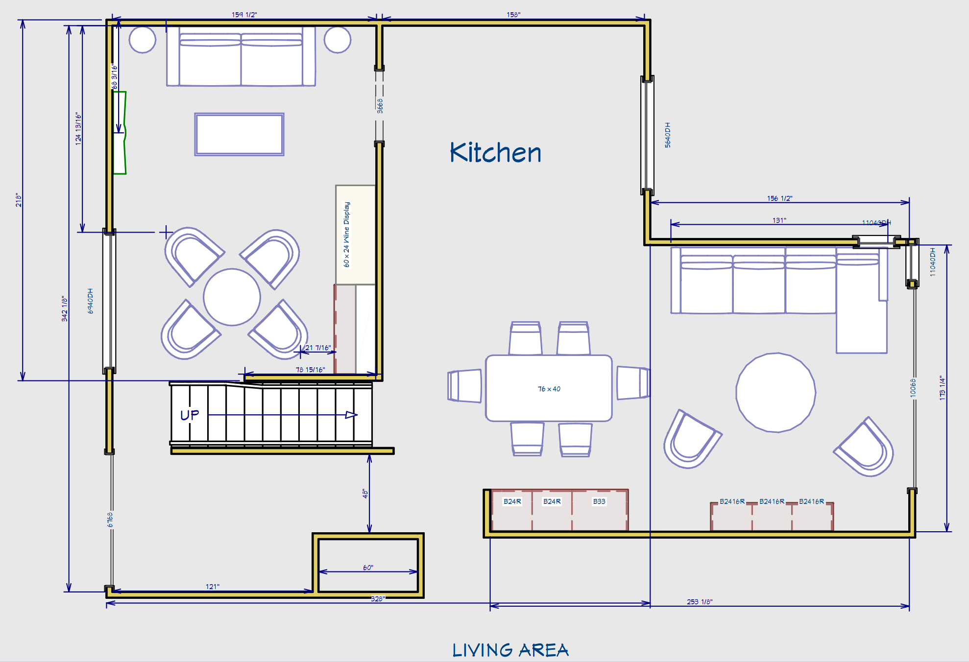 Floor Plan Layout / Measurements Example