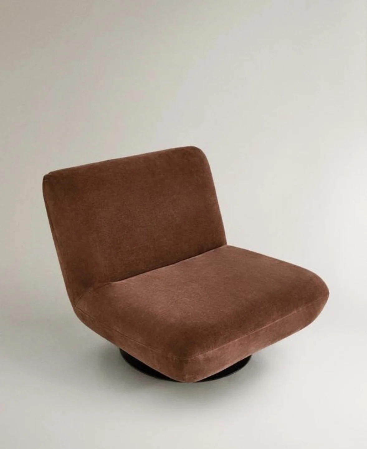 Fauteuils pivotant en velours