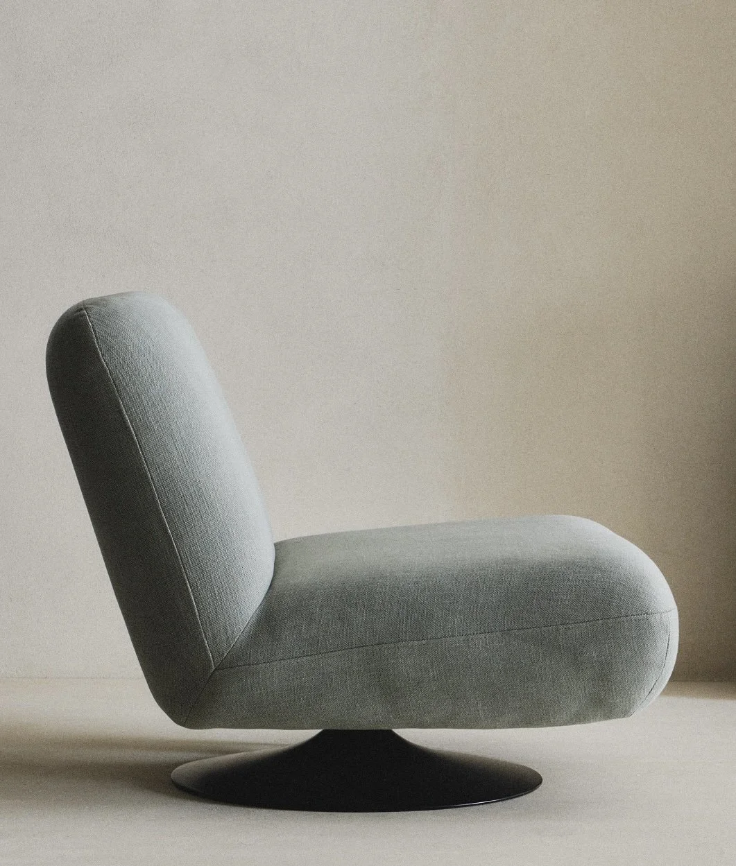 Fauteuil pivotant coton