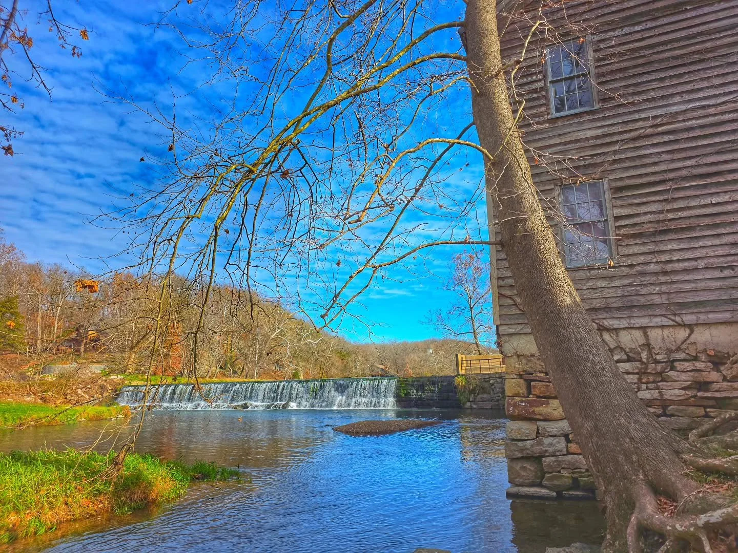 Beautiful private park centered around a historic 1850s mill.

#historic #old #mill #water #waterfall