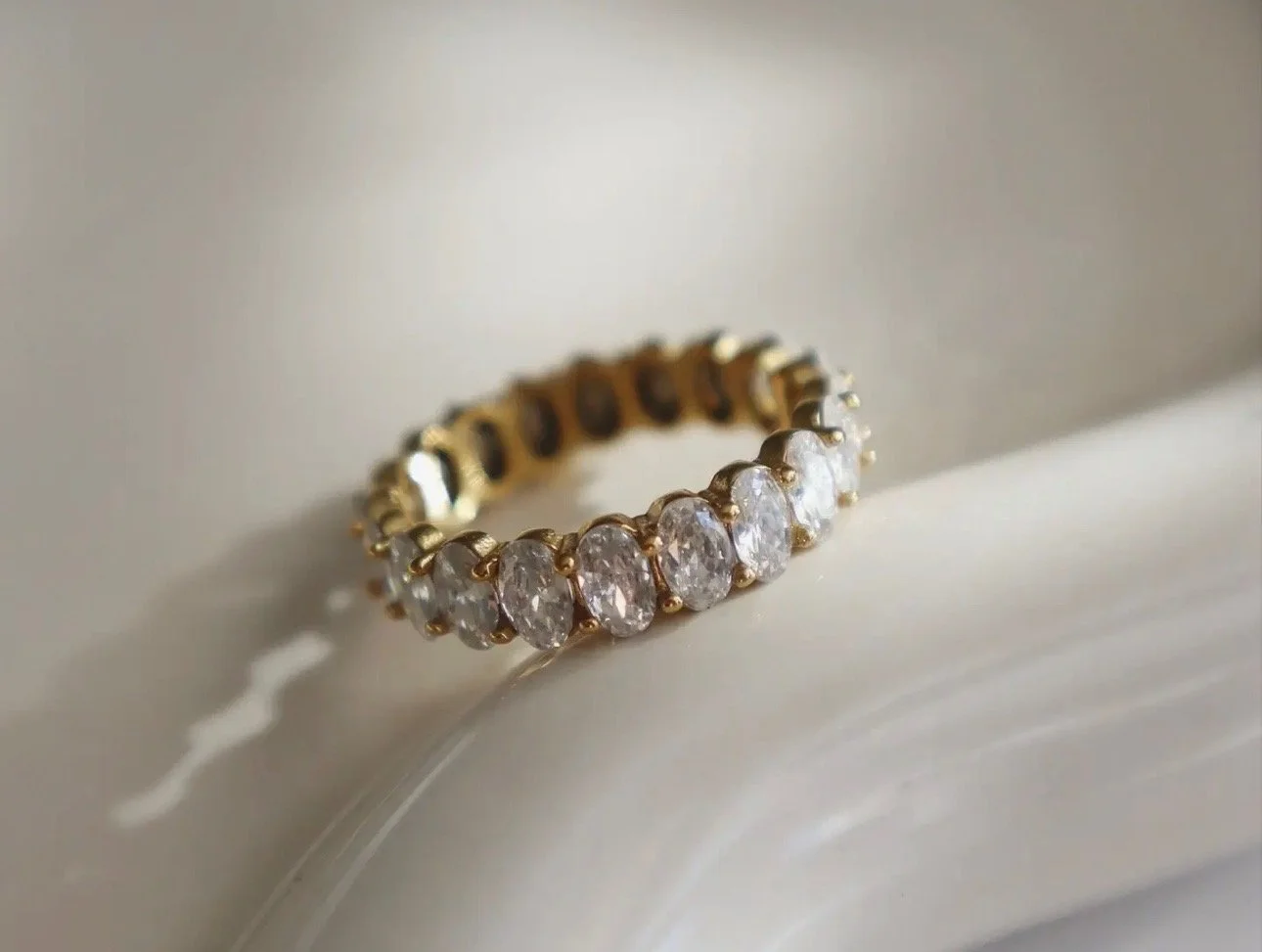 Oval Diamond Ring