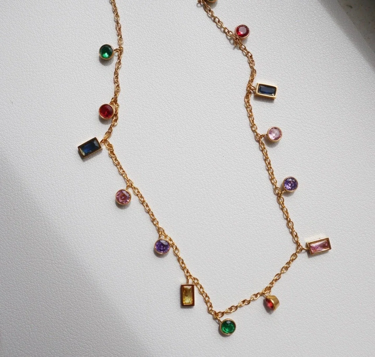 Color Diamond Necklace