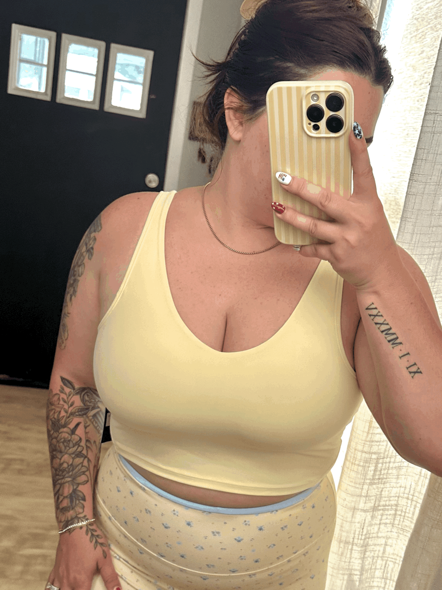 Yellow Crop Tank