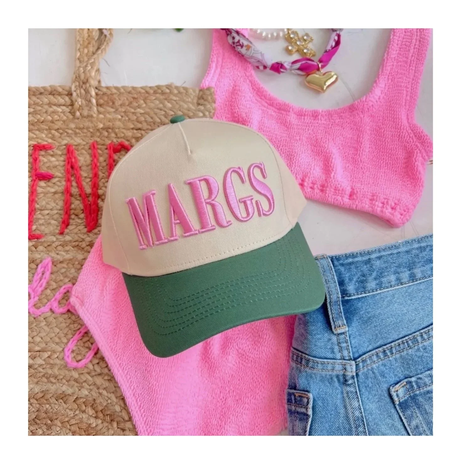 Margs 3D Vintage Trucker Hat