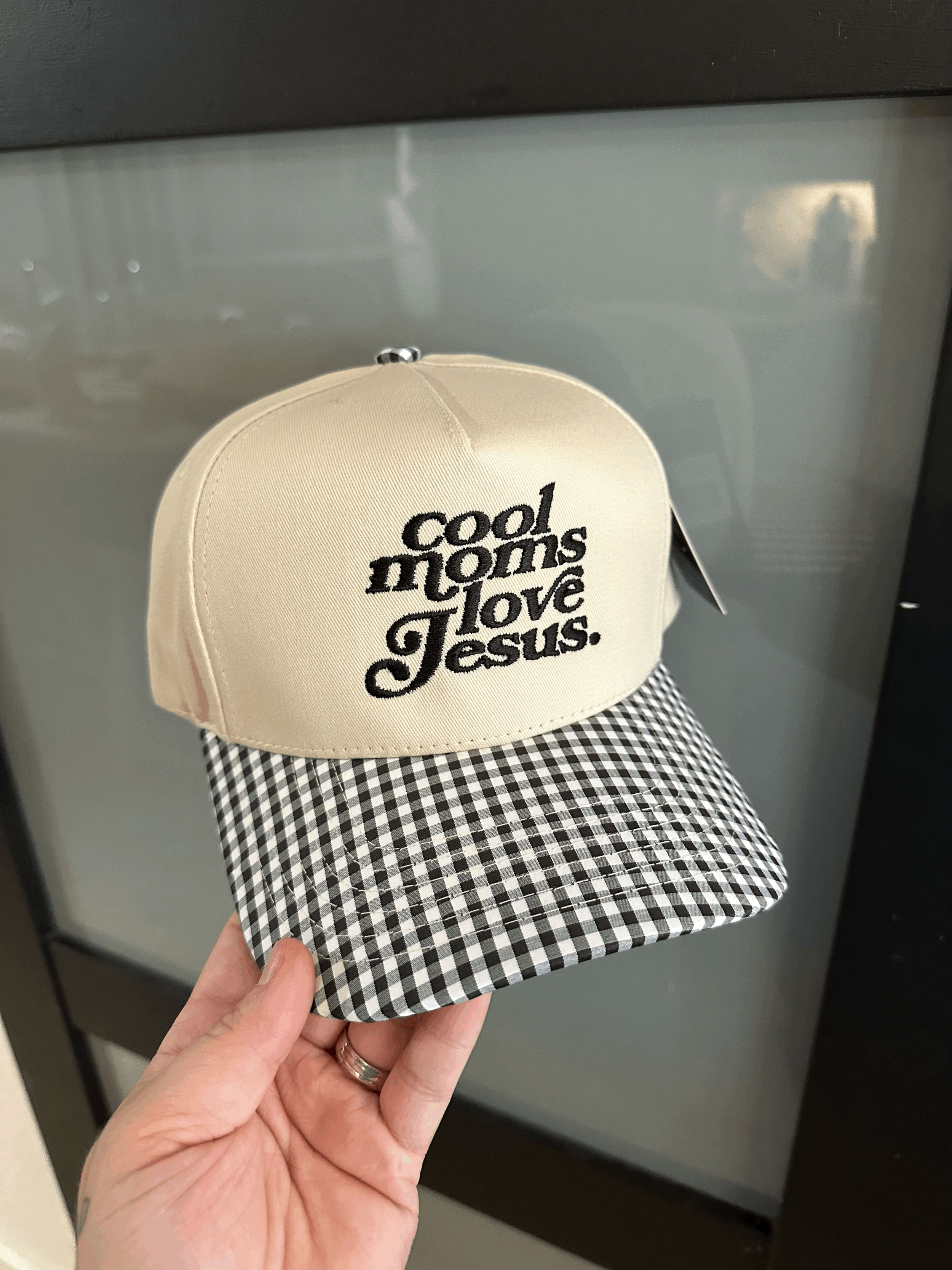 Cool Moms Love Jesus Hat