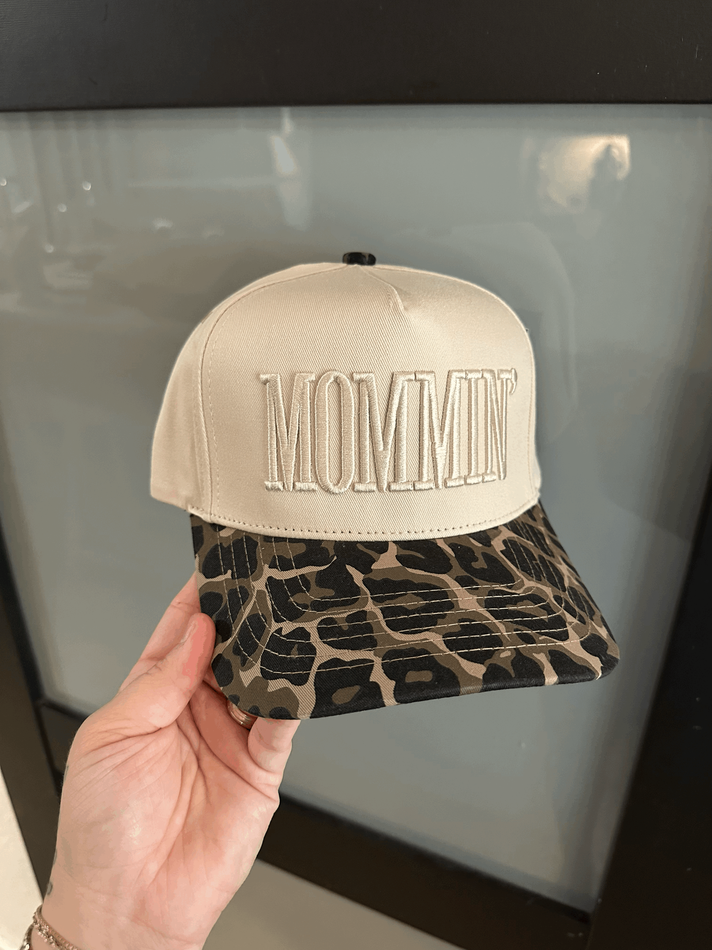 Mommin Leopard Hat