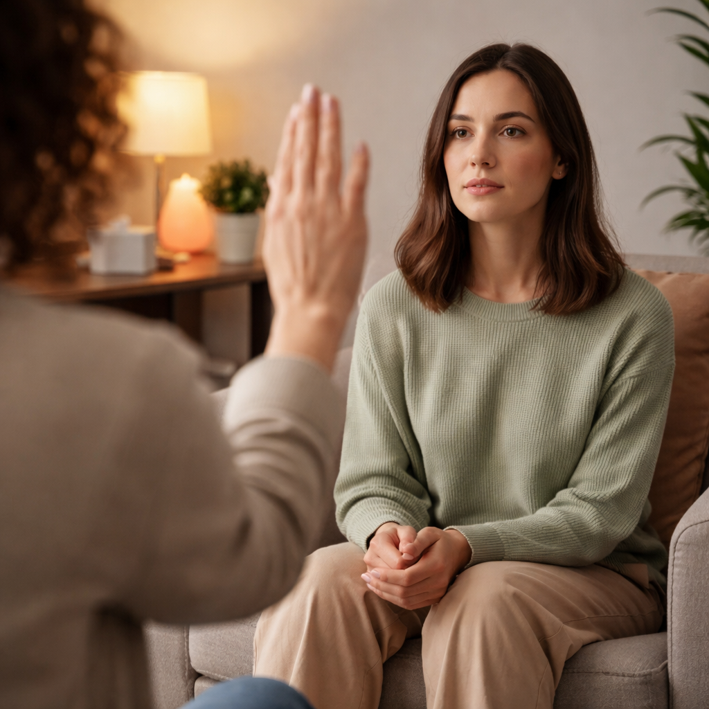 EMDR uses bilateral stimulation to help process past experiences and emotional triggers