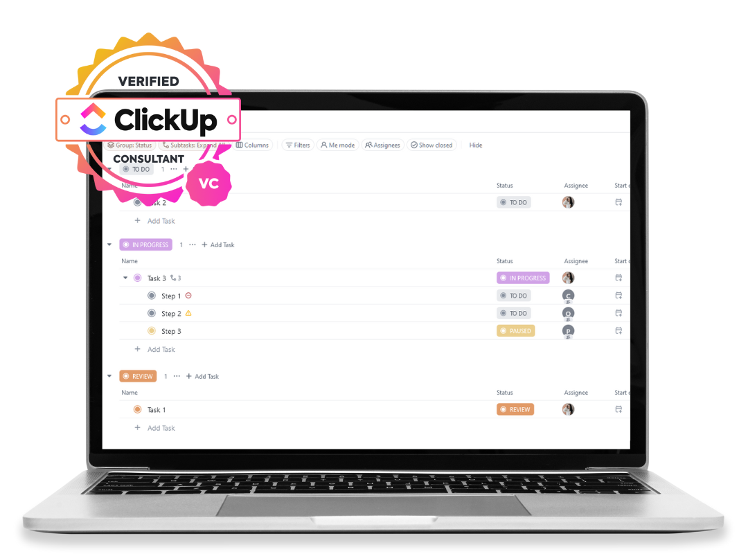 Clickup Free Template