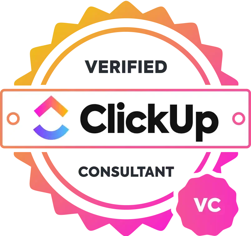 verified clickup consultant badge