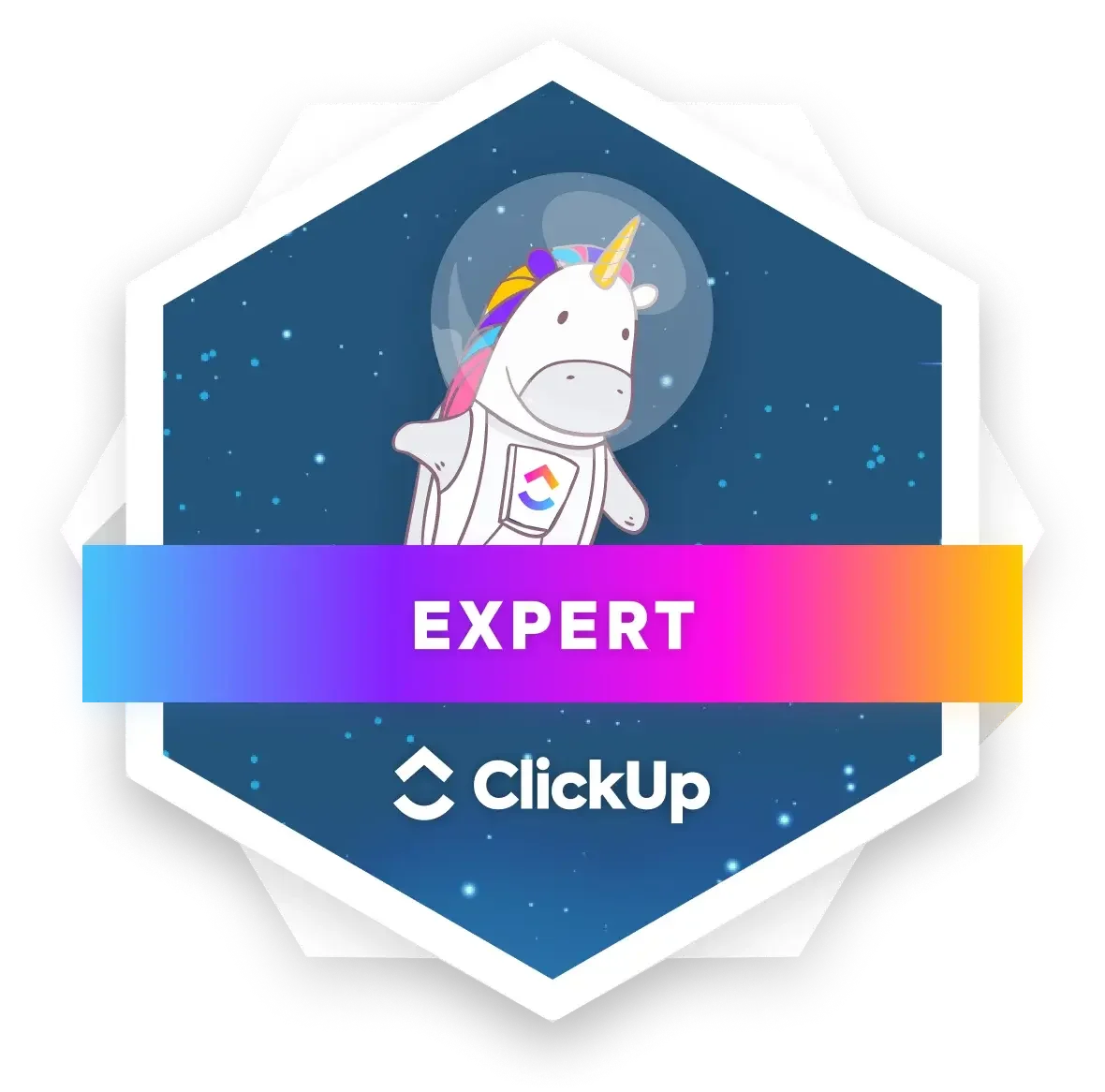 clickup expert badge