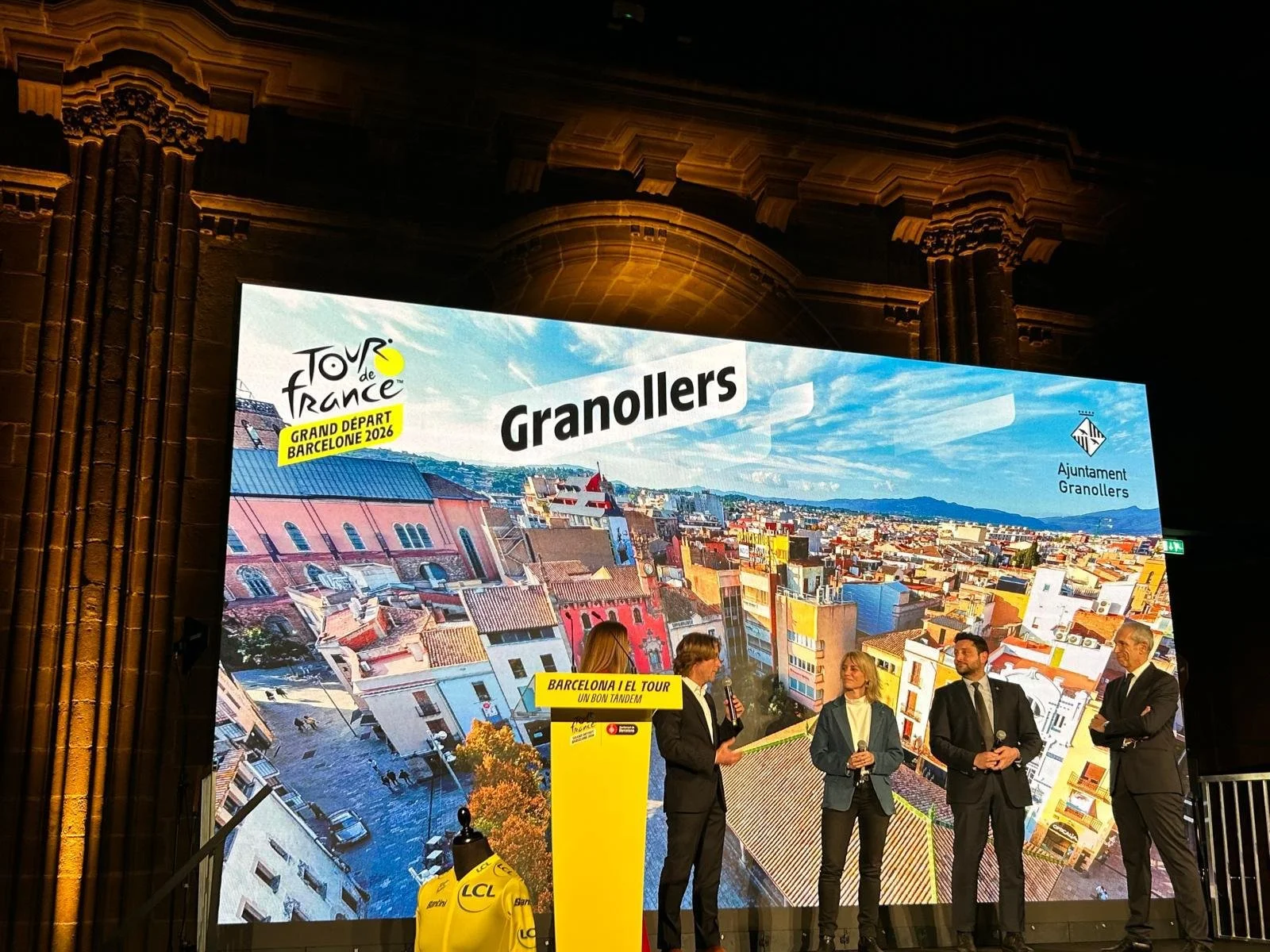 Granollers acollirà la sortida de la tercera etapa del Tour de França 2026