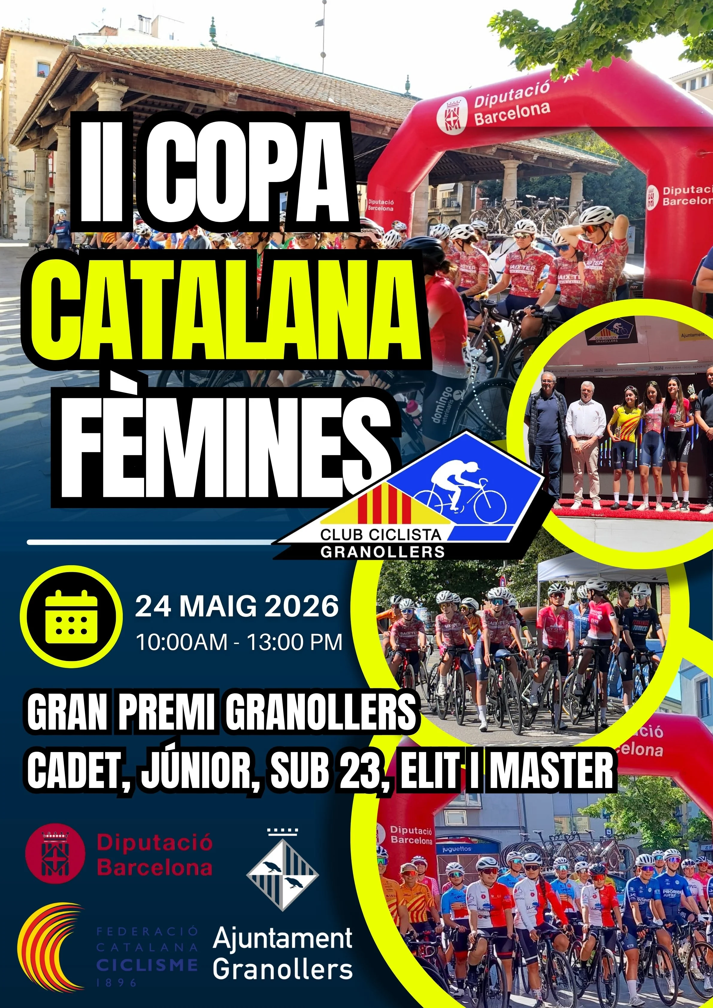 Tot a punt per la 2a Copa Catalana Fèmines 2026 Gran Premi Granollers