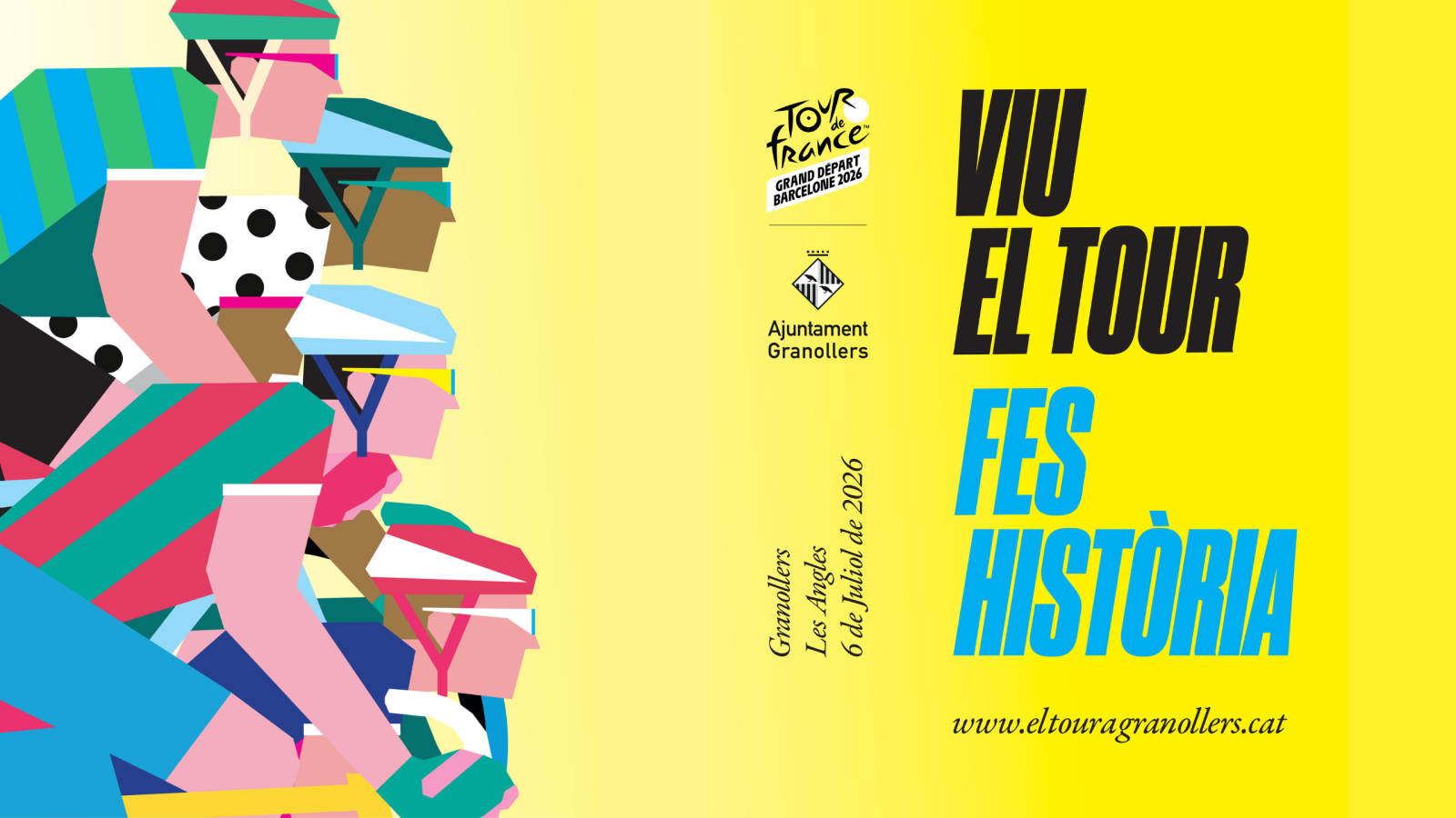 La ciutat es prepara per la sortida de la 3a etapa del Tour de França a Granollers