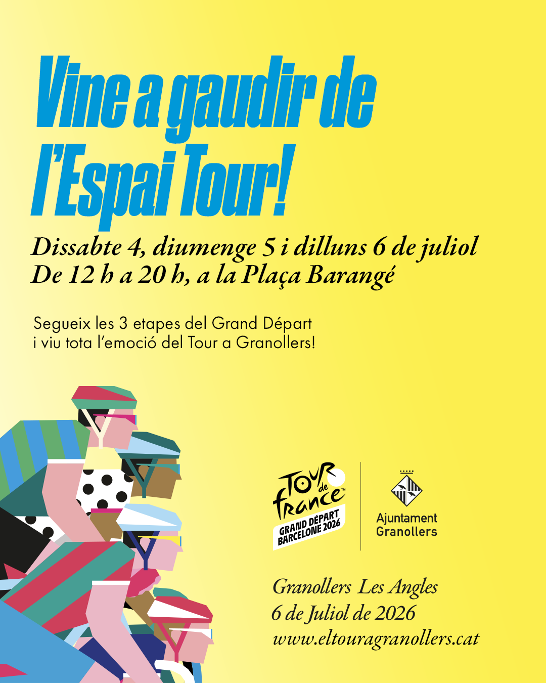 Vine a viure el Grand Départ del Tour de França 2026 a l’Espai Tour de Granollers