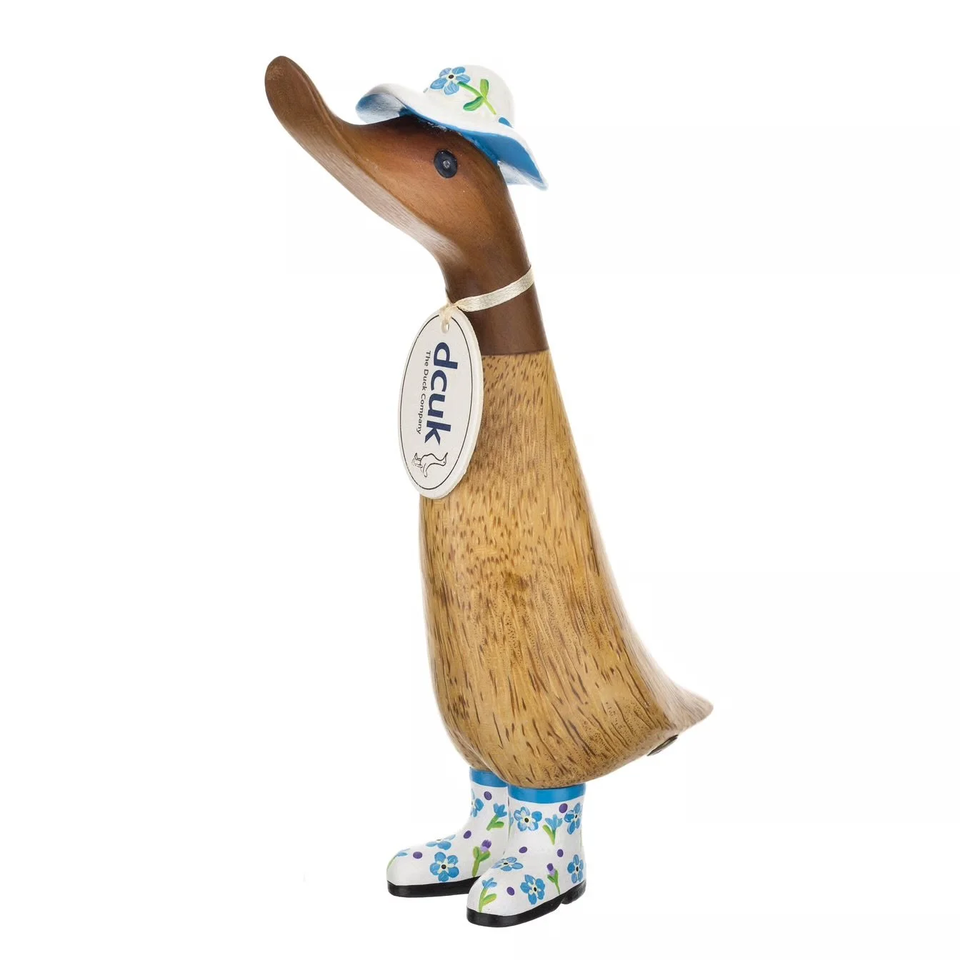 Forget me not flower hat and boot duckling