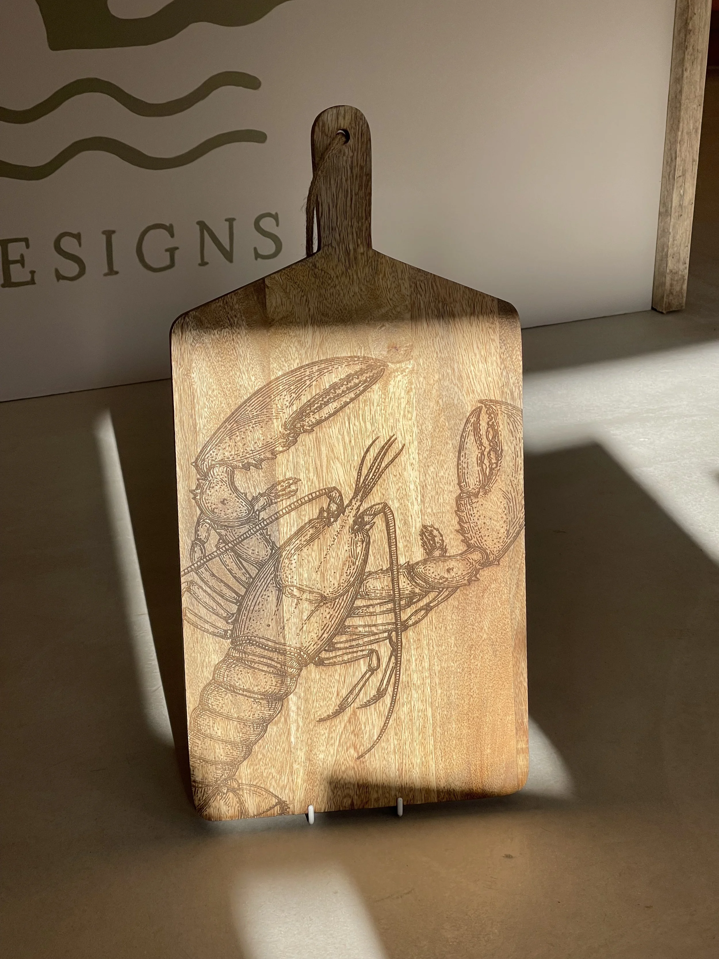 Lobster chopping board