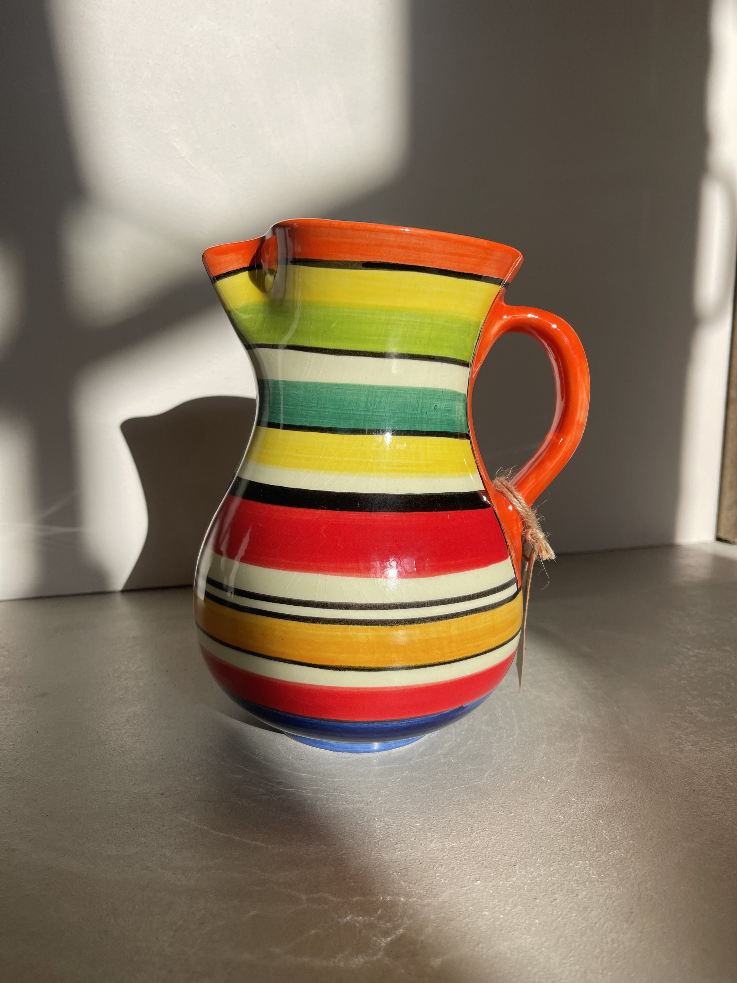 Spanish striped jug