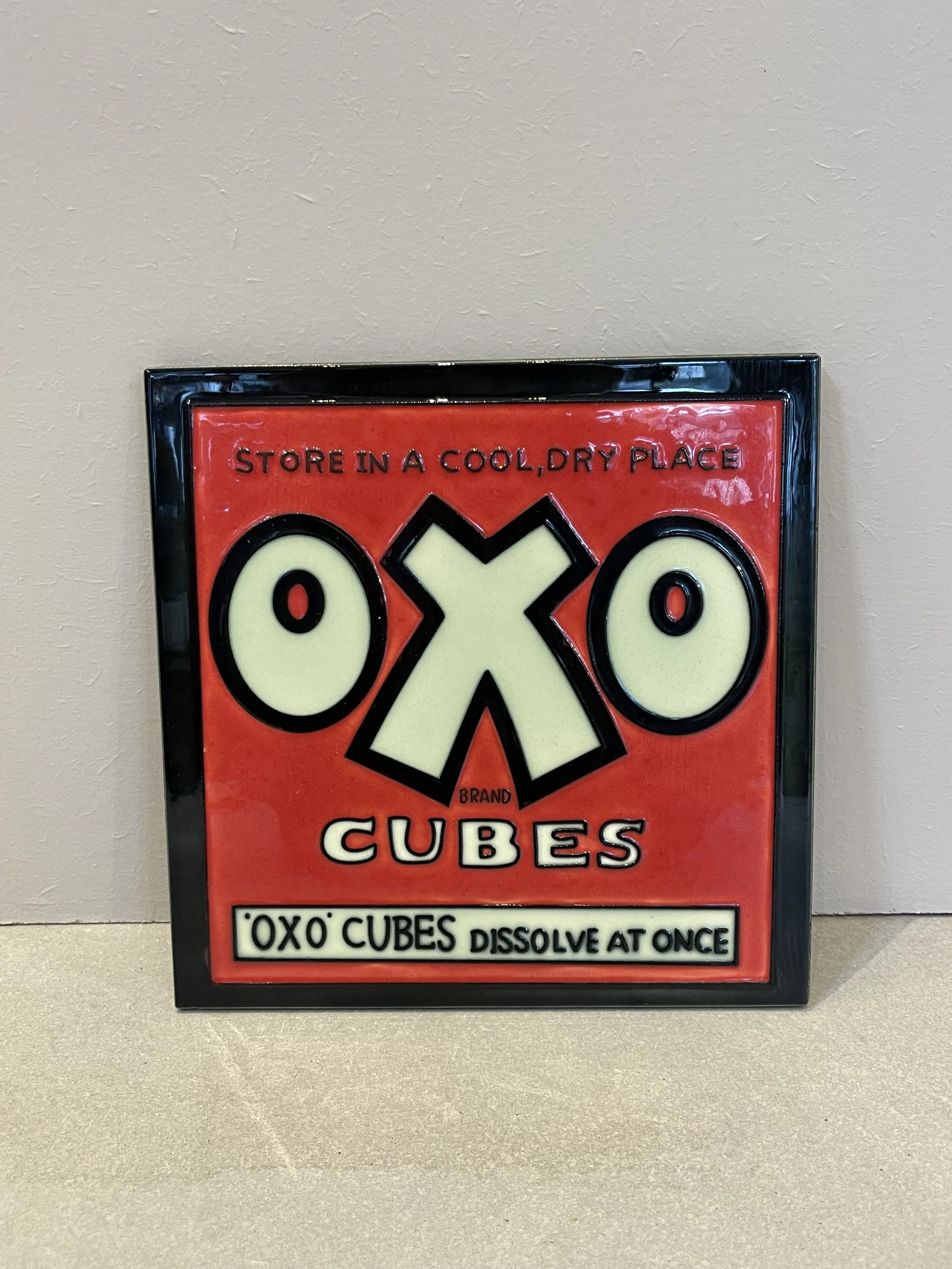 OXO cube art tile