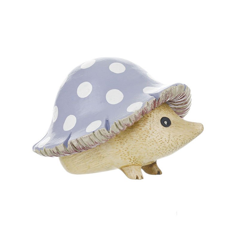 Grey spotty toadstool hedgehog
