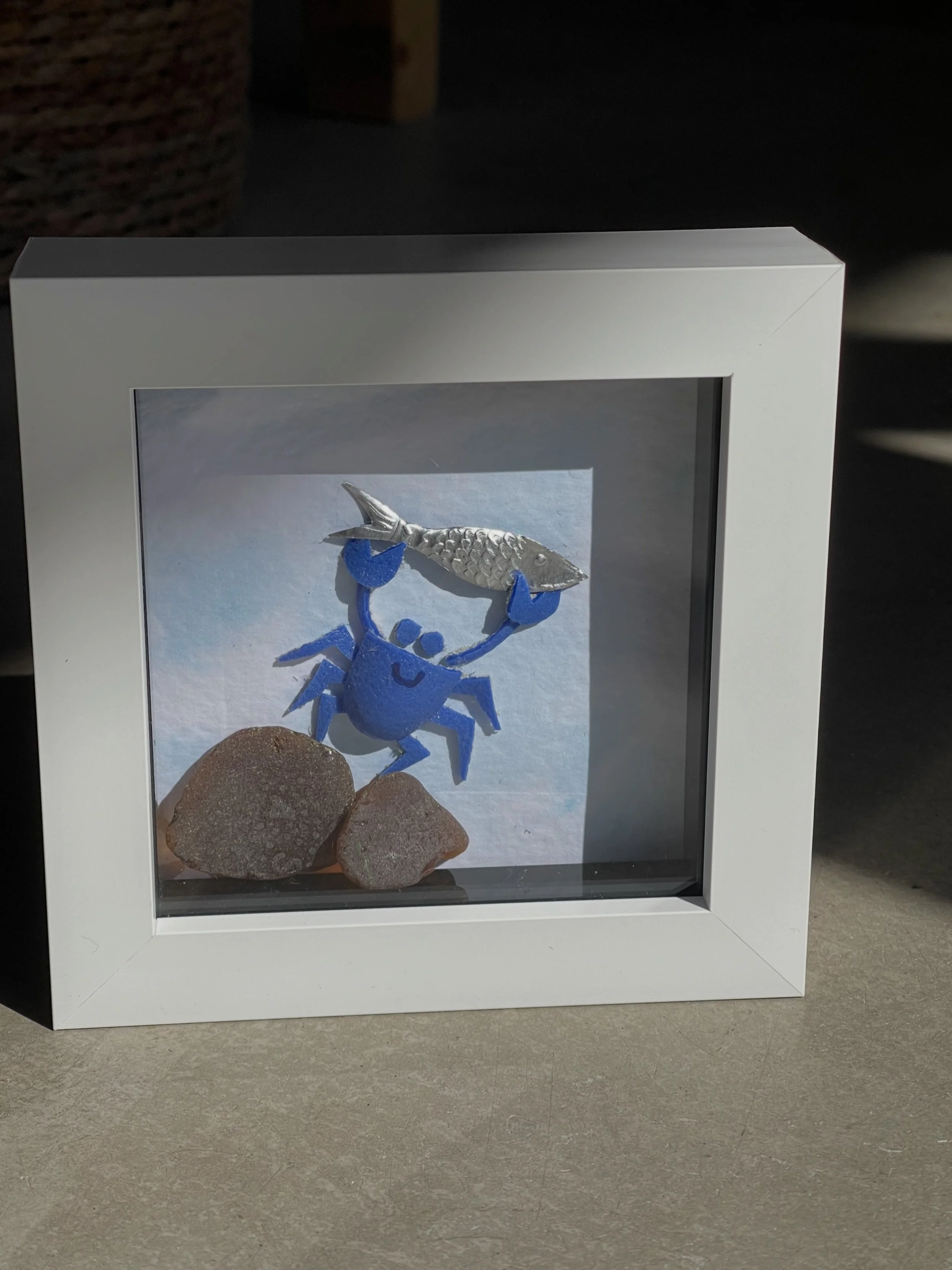Blue crab print