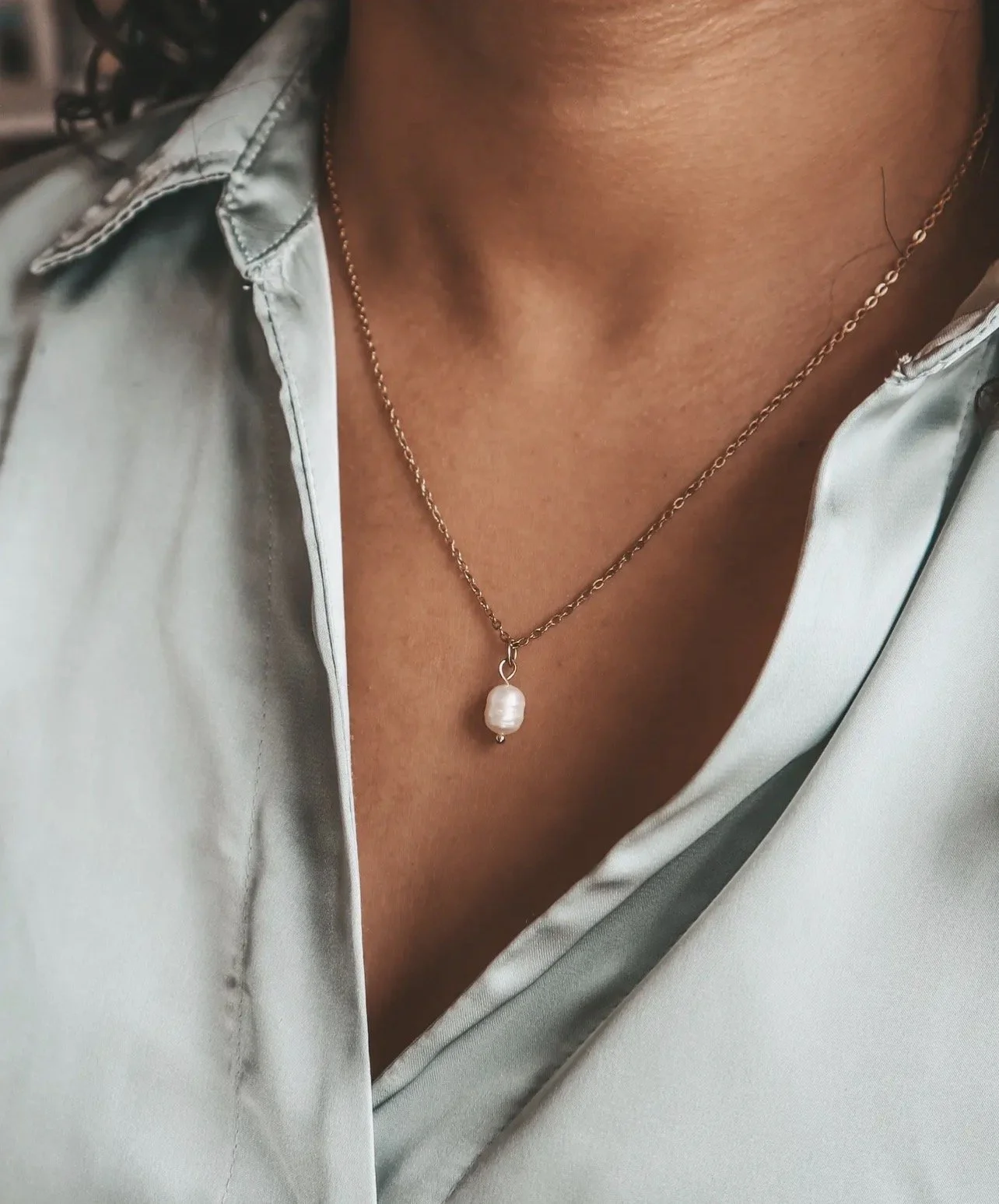 Senggigi fresh water pearl necklace