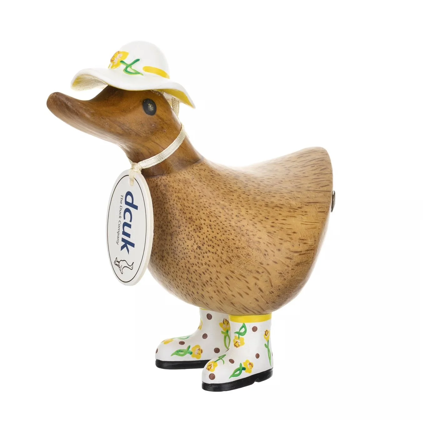 Daffodil flower hat and boot ducky