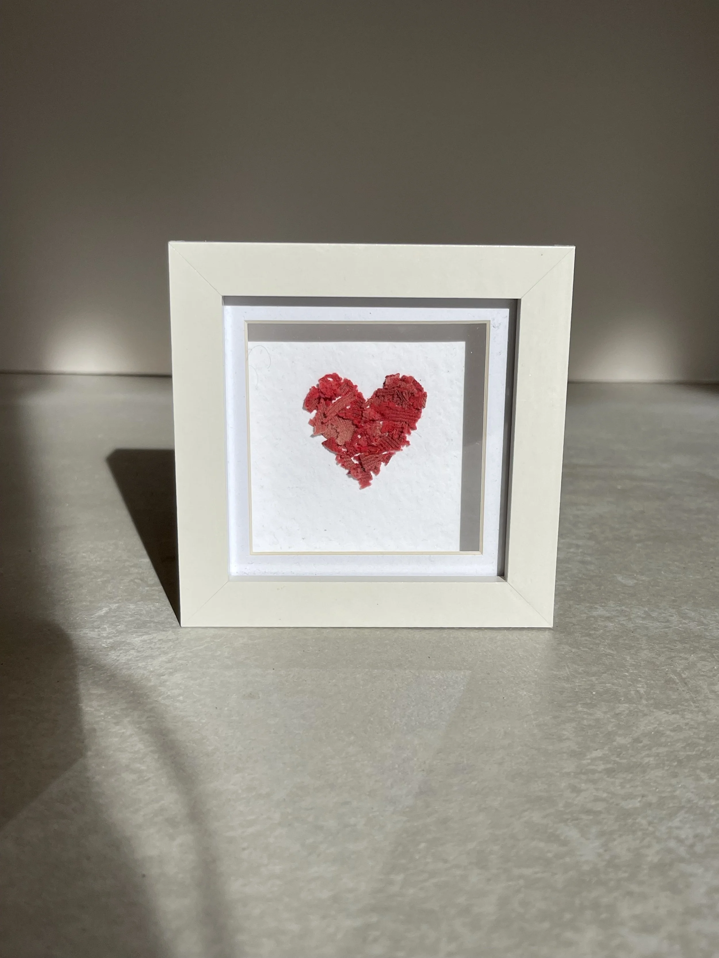 Heart handmade print