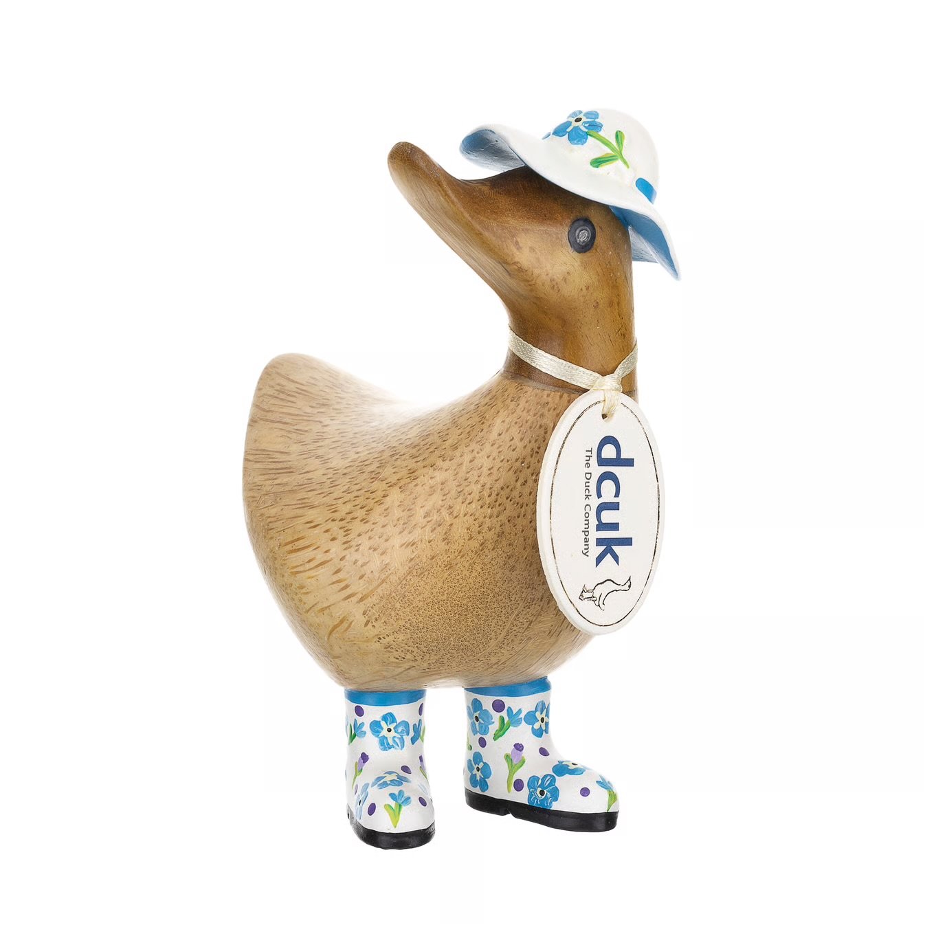 Forget me not flower hat and boot ducky