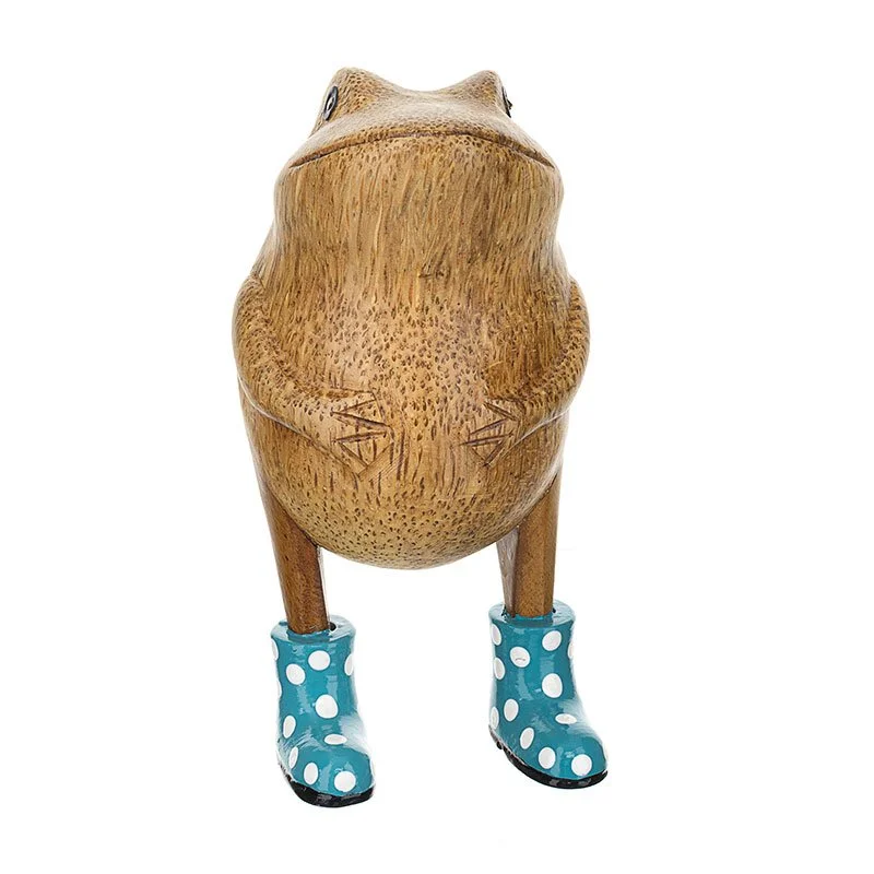Blue spotty boots jolly frog