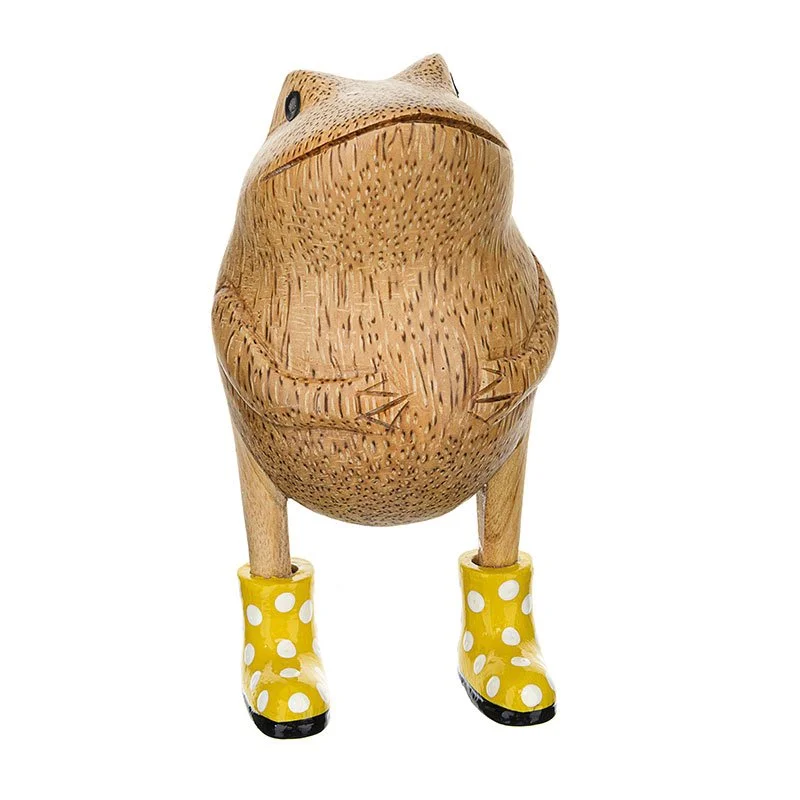 Yellow spotty boots jolly frog