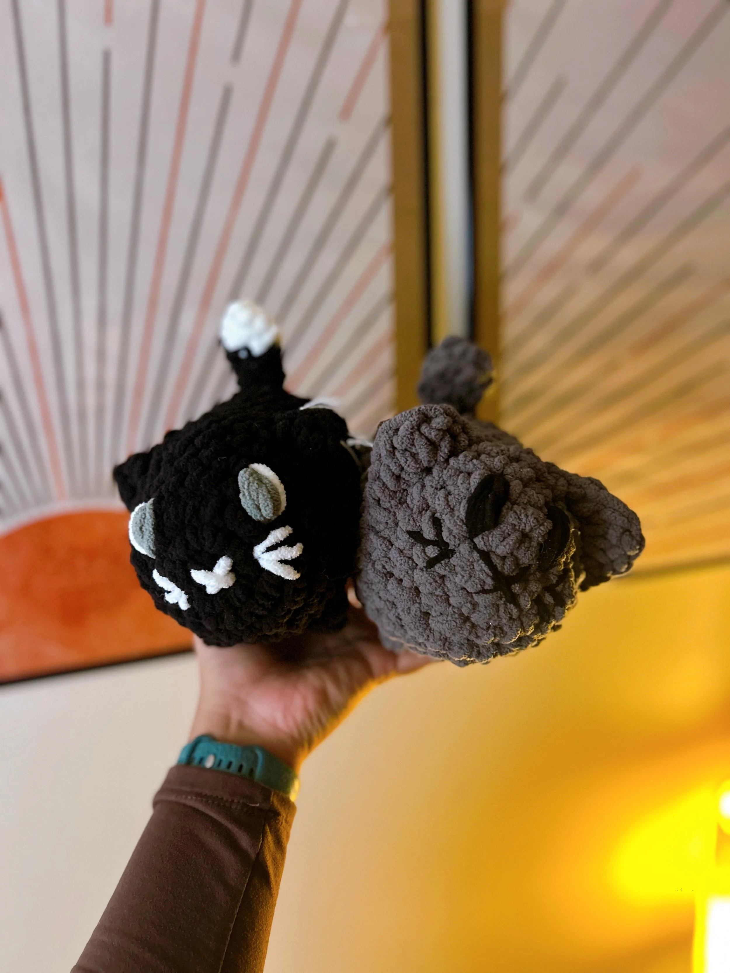 Crochet Small Loaf Cat Plush