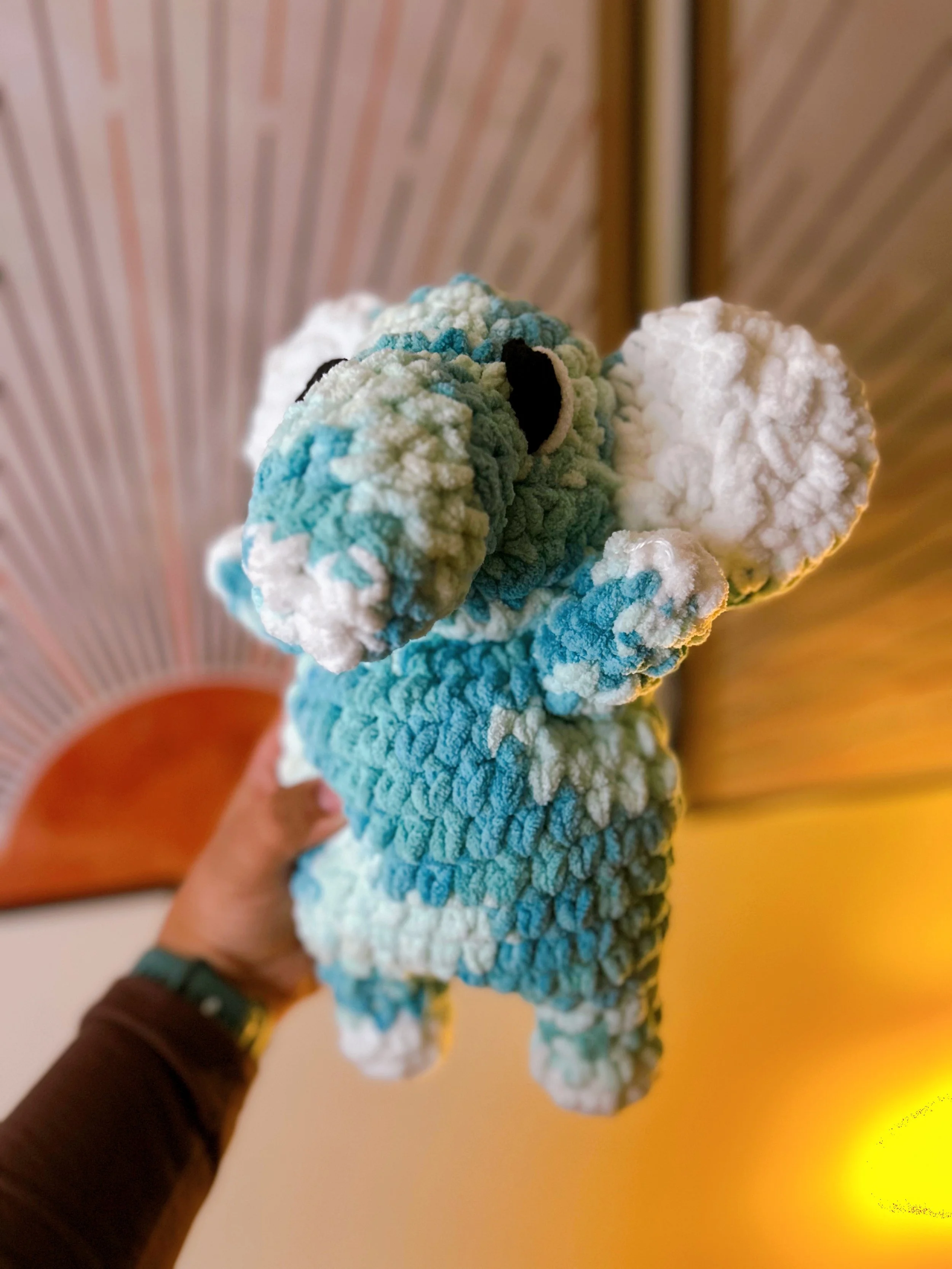Crochet Elephant Plush